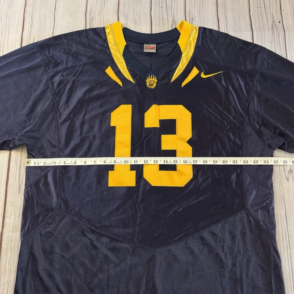Vintage‎ Nike California Golden Bears Authentic NCAA Football Jersey #13 Mens XL
